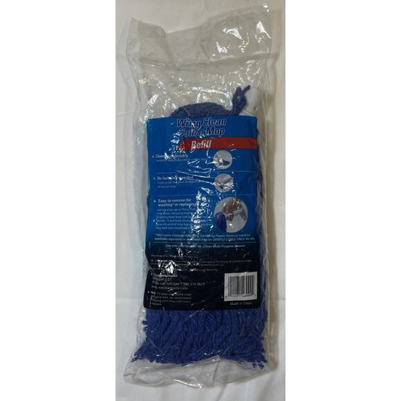 Mr. Clean Wring Clean Cotton Mop Head Blue Refill 446999 - Picture 3 of 4